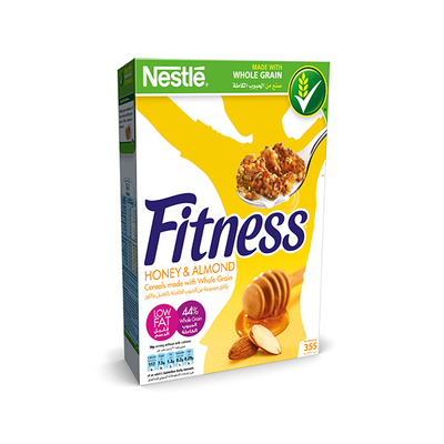 Nestle Fitness Honey & Almond Breakfast Cereal 355 Gm