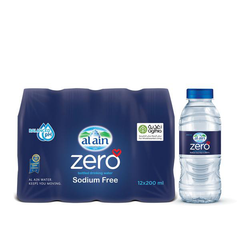 Al Ain Zero Sodium Water (200 ml x 12)