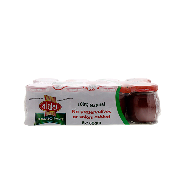 Al Alali Natural Tomato Paste 8 X 130 Gm