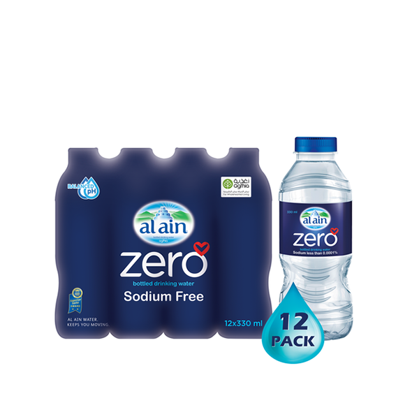 Al Ain Zero Sodium Water (330 ml x 12)