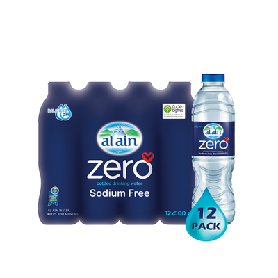 Al Ain Zero Sodium Water (500 ml x 12)