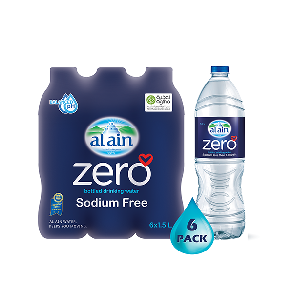 Al Ain Zero Sodium Water (1.5 L x 6)