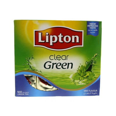 Lipton Mint Green Tea Bags (100 x 2gr)