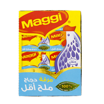 Maggi Chicken Less Salt Stock Bouillon Cube 24 X 20 Gm
